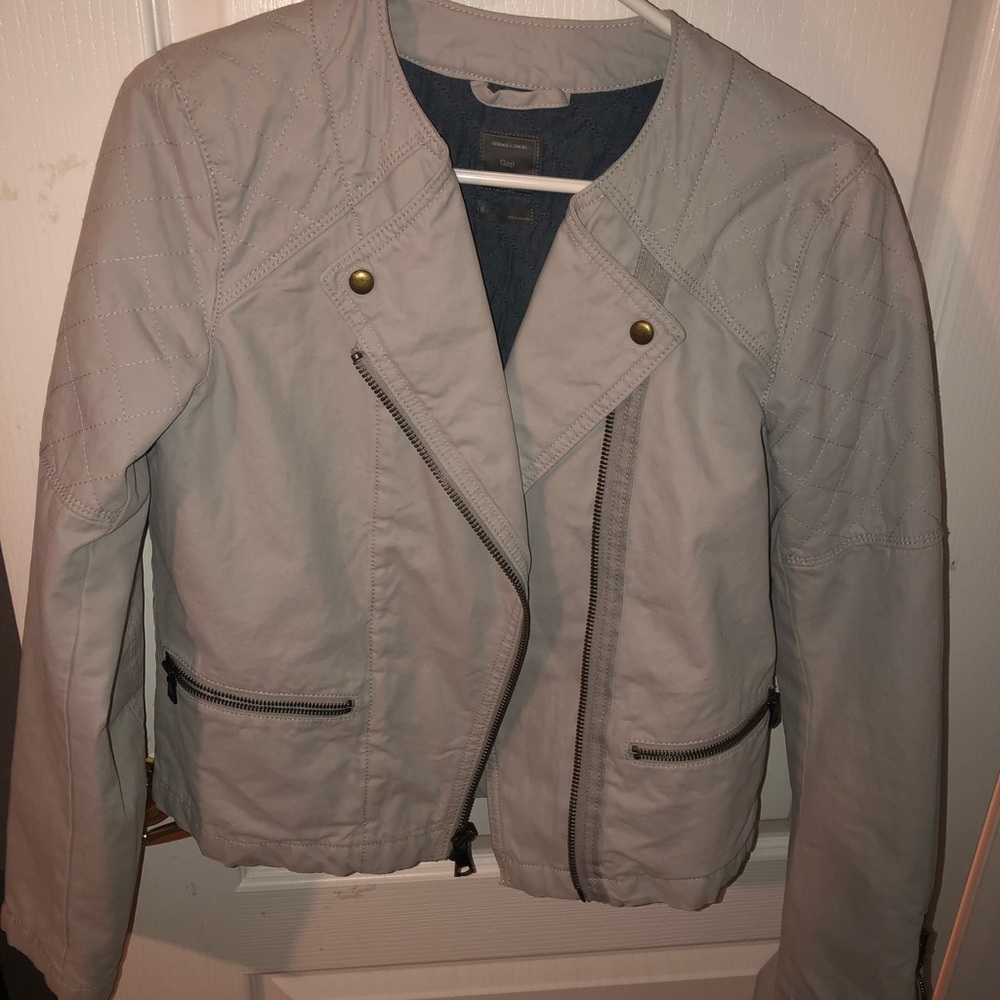 Grey Gap bomber jacket